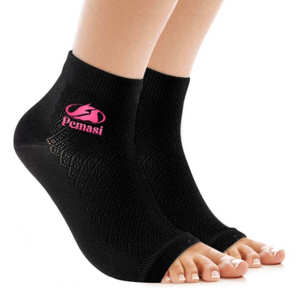 Anti UV Socks, Pedicure Black One Size Anti UV Socks