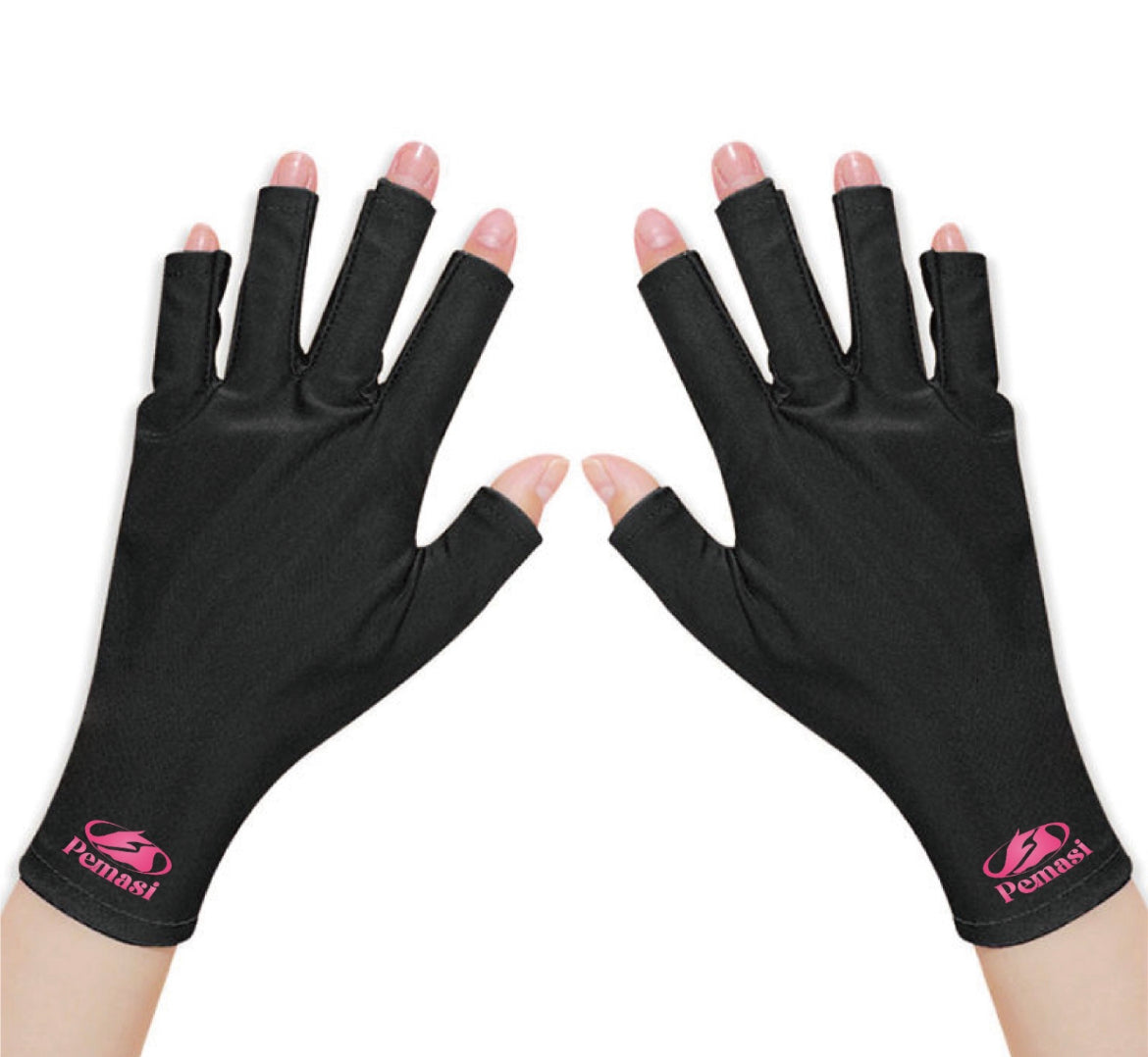 Manicure Black One Size Anti UV Gloves – Pemasi